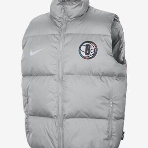 Brooklyn Nets City Edition Men's Nike NBA Puffer Vest